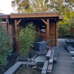 Blokhut bruin maatwerk